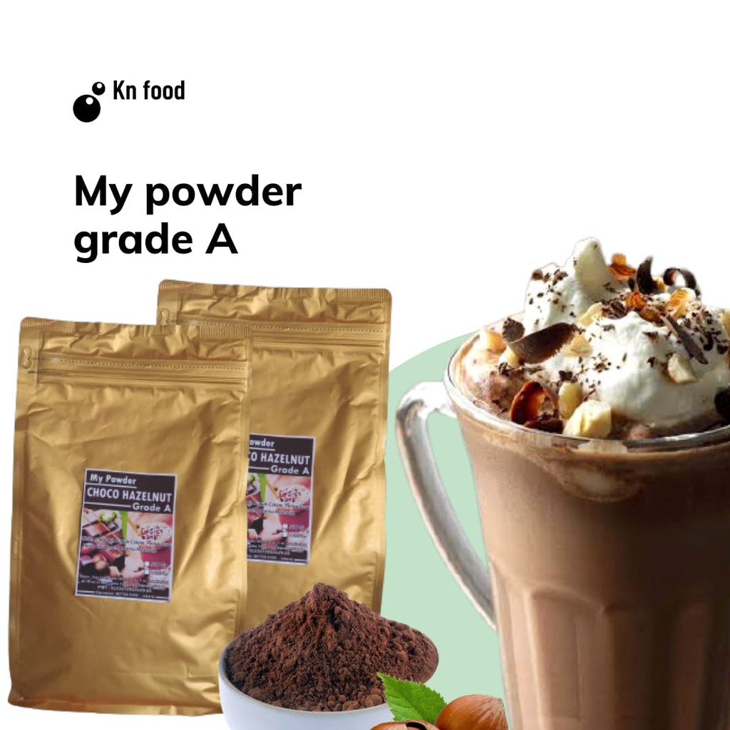 Jual My Powder Minuman Rasa Choco Hazelnut Grade A 1 Kg | Shopee Indonesia