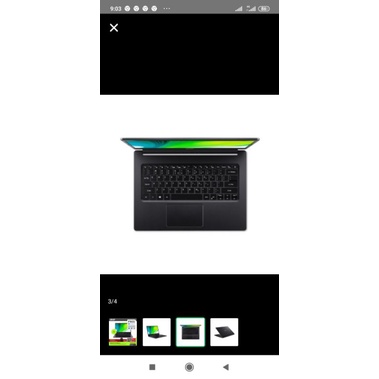 Laptop Acer Aspire 3 A314-22 Original Garansi Resmi Satu Tahun