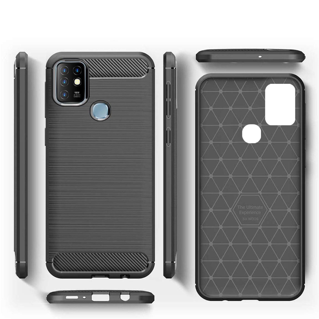 CASE SLIM FIT CARBON IPAKY INFINIX HOT 10 INFINIX HOT 10 BIASA SOFTCASE - FA