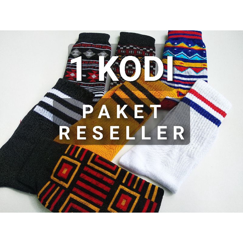 1 KODI Kaos Kaki Oldschool Mix Motif