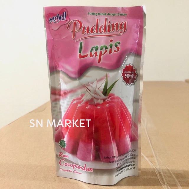 

Nutrijell Pudding Lapis CocoPandan 110gr