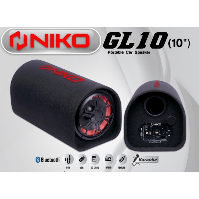 Speaker 10 inchi Niko GL 10 Bluetooth