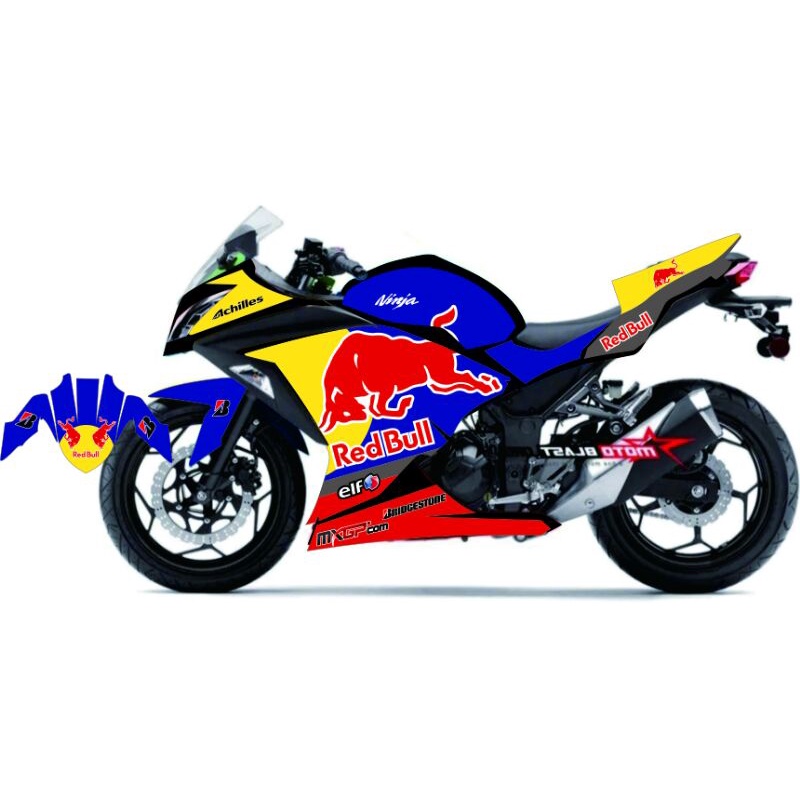 DECAL NINJA 250 FI DECAL NINJA 250 KARBU