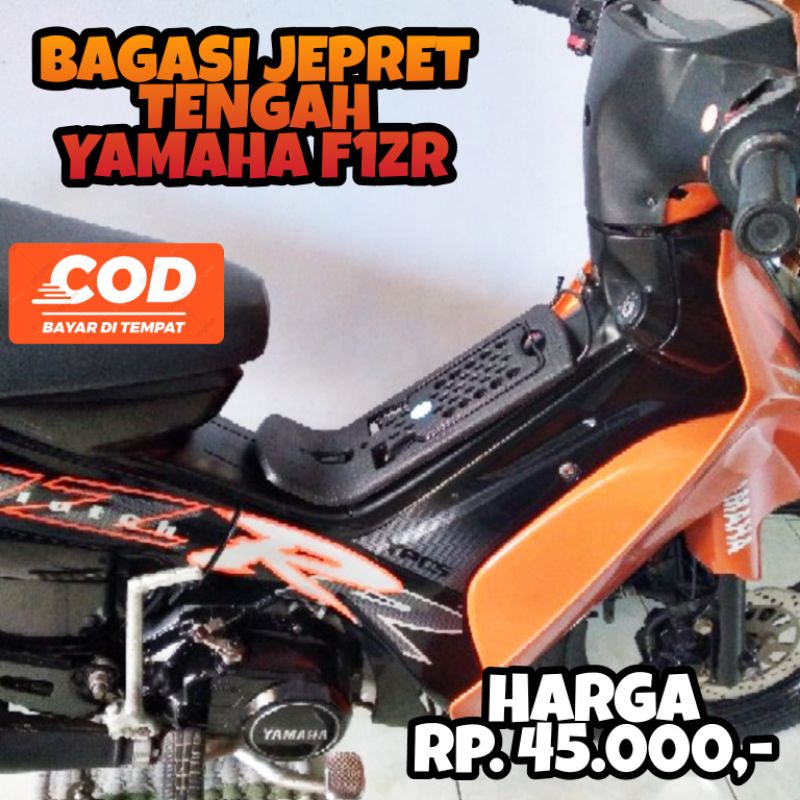 Rak Keranjang Kranjang Sayur Jepit Jepret Jepretan Box Bagasi Tengah Depan Tangga Motor Yamaha F1Z F