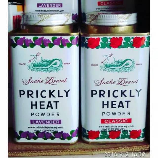 Bedak ular ORIGINAL THAILAND OBAT GATAL KULIT KECIL - prickly heat snake brand mini