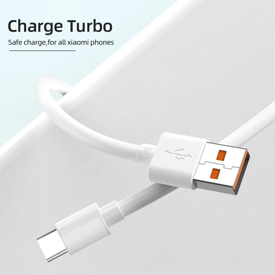 [RO ACC] KABEL DATA XIAOMI MI 10 NOTE 9 PRO TYPE C TURBO CHARGE 5A FAST CHA