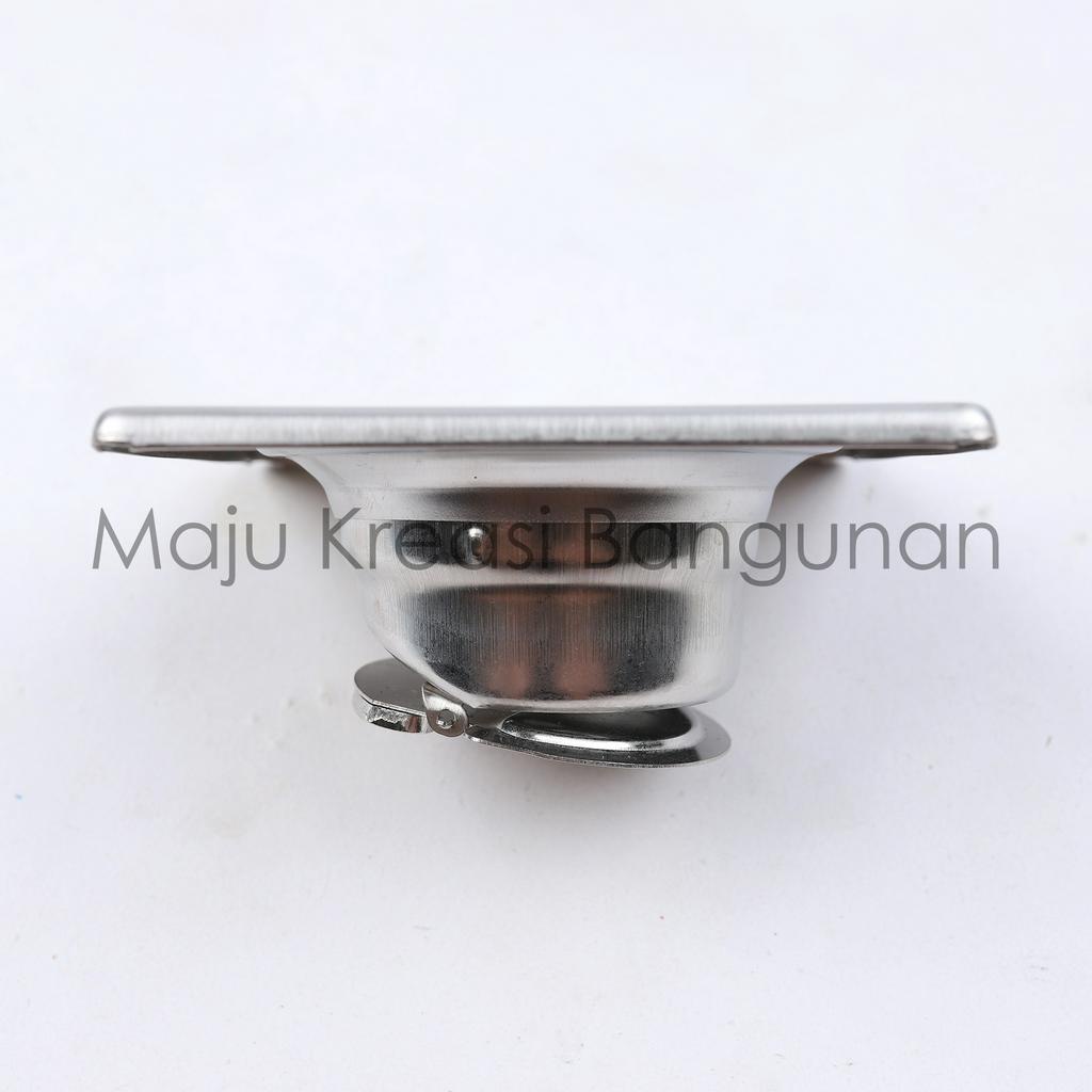 Saringan Got Stainless SOLIGEN Anti Bau Serangga Kecoak Floor Drain Tebal Lantai WC Toilet Kamar Mandi 4 Inch Inci