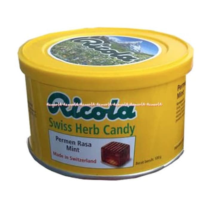 Ricola Swiss Herb Permen Yang Melegakan Dan Menyegarkan Tenggorokan