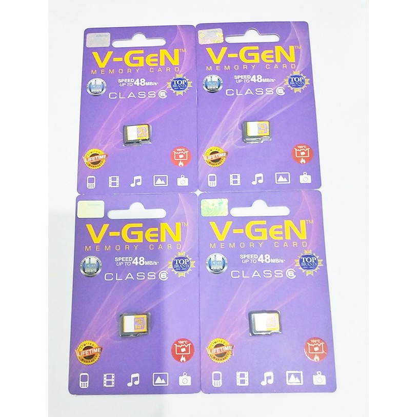 SALE Micro SD V-GEN 4GB / 8GB / 16GB / 32GB Memory Card Original Garansi Resmi Vgen Class 6