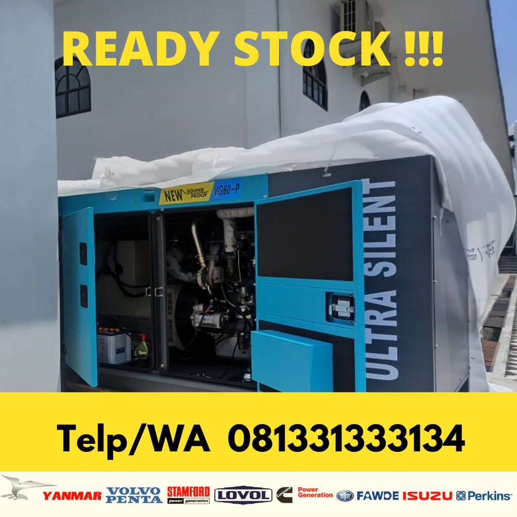 Genset Perkins Silent 45 kVA 20 kVA 30 kVA 60 kVA