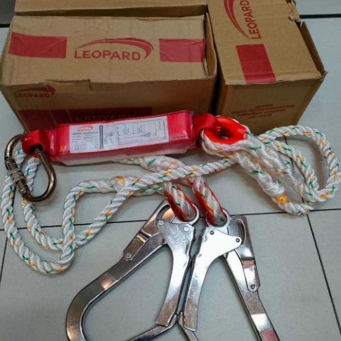 

Double Lanyard absorber Big Hook Leopard-LP0125