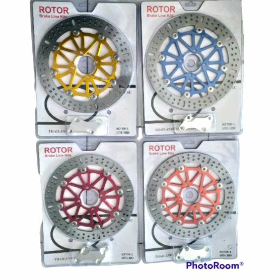 piringan lebar/disc lebar jupiter rotor ukuran 300mm plus breket