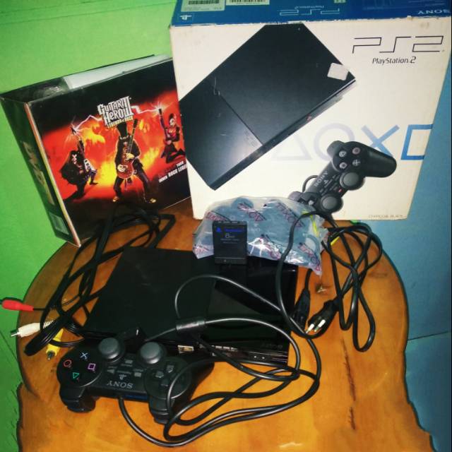 PS 2 PLAYSTATION 2 SLIM (SONY) SCPH-90006CB SECOND HAND (KASET)