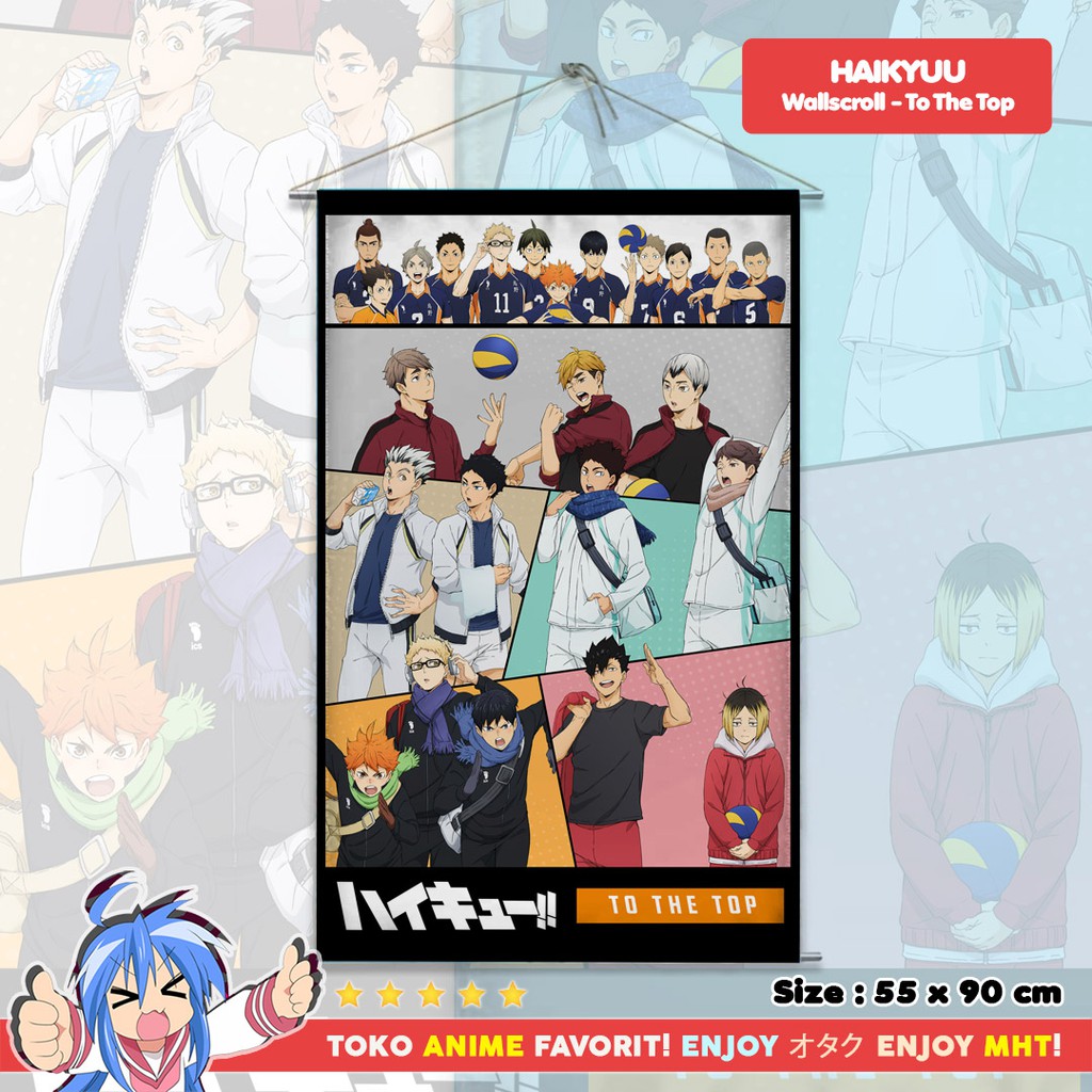 Wallscroll Anime Haikyuu Kolase Karasuno Inarizaki Aoba Johsai Seijoh Nekoma Fukurodani