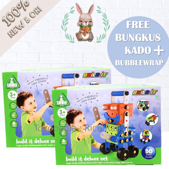 Elc Build It Deluxe Robot Early Learning Centre Mainan Puzzle Anak - Termurah 