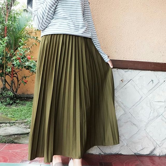 ROK PLISKET DEWASA / ROK PLISKET / ROK PEREMPUAN / BAWAHAN WANITA / ROK KLOK