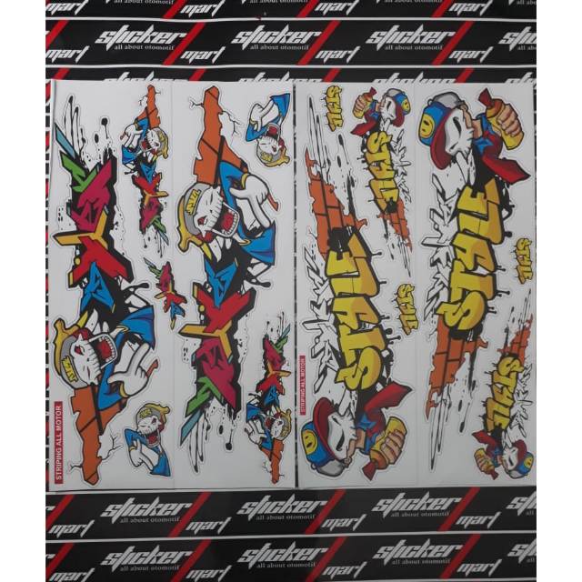 Striping All Motor Bebek Dan Matic Sticker Variasi Style Shopee Indonesia