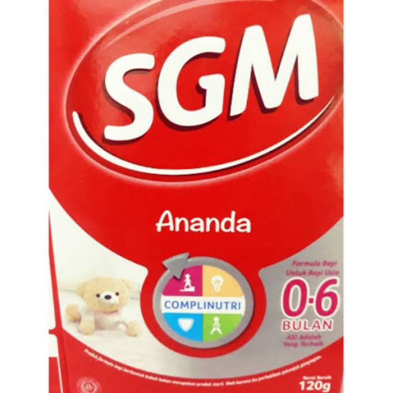 

susu SGM ananda 0-6 120g