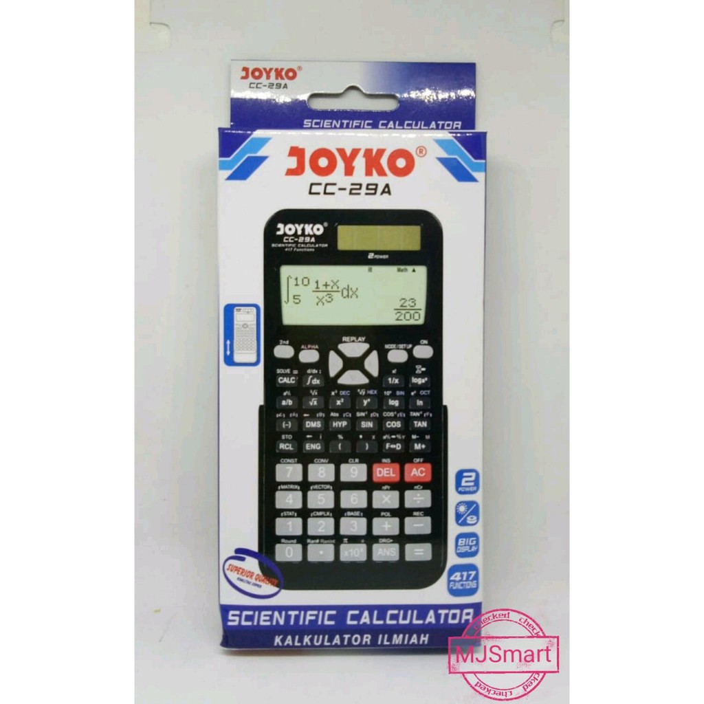 

Calculator Scientific Joyko CC-29A / Kalkulator / HItam