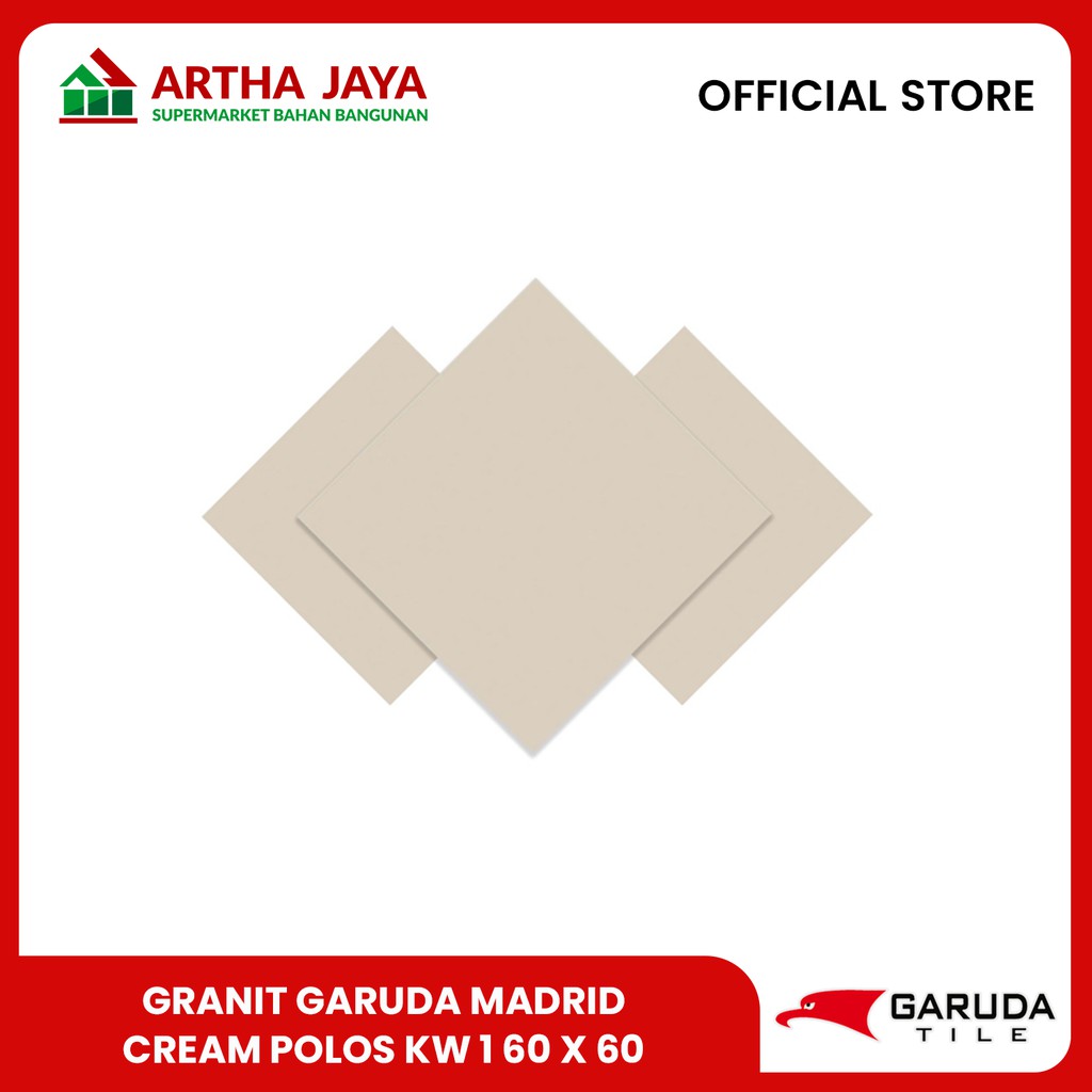 Granit Garuda Madrid Cream Polos Kw 1 60 x 60