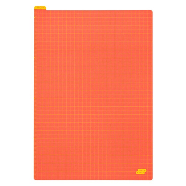 Hobonichi Pencil Board Warm Red X Yellow Sottopagina For Weeks Hobonichi Pencil Board Warm Red X Yellow Sottopagina For Weeks