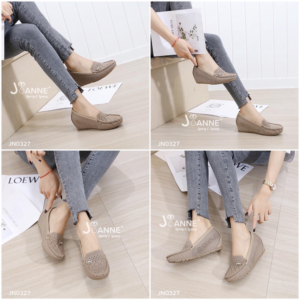 JOANNE SEPATU WANITA WEDGES SHOES #JN0327 ORIGINAL