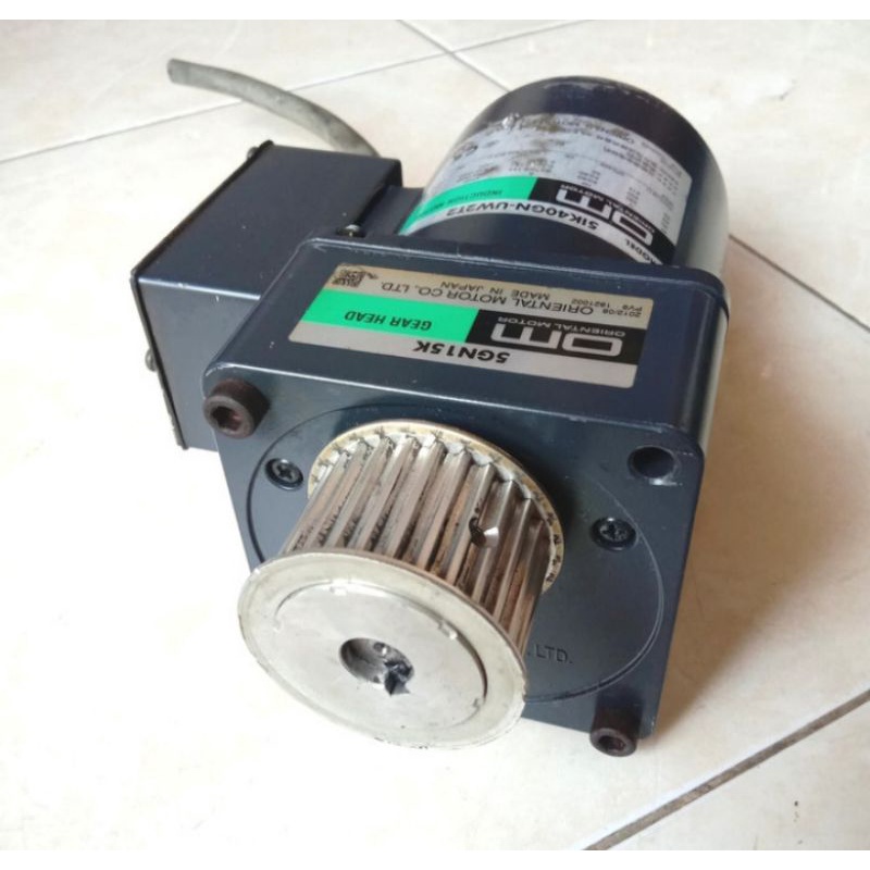 Ac Motor Gearbox Oriental 220V 25 - 40W Ratio 1 : 15