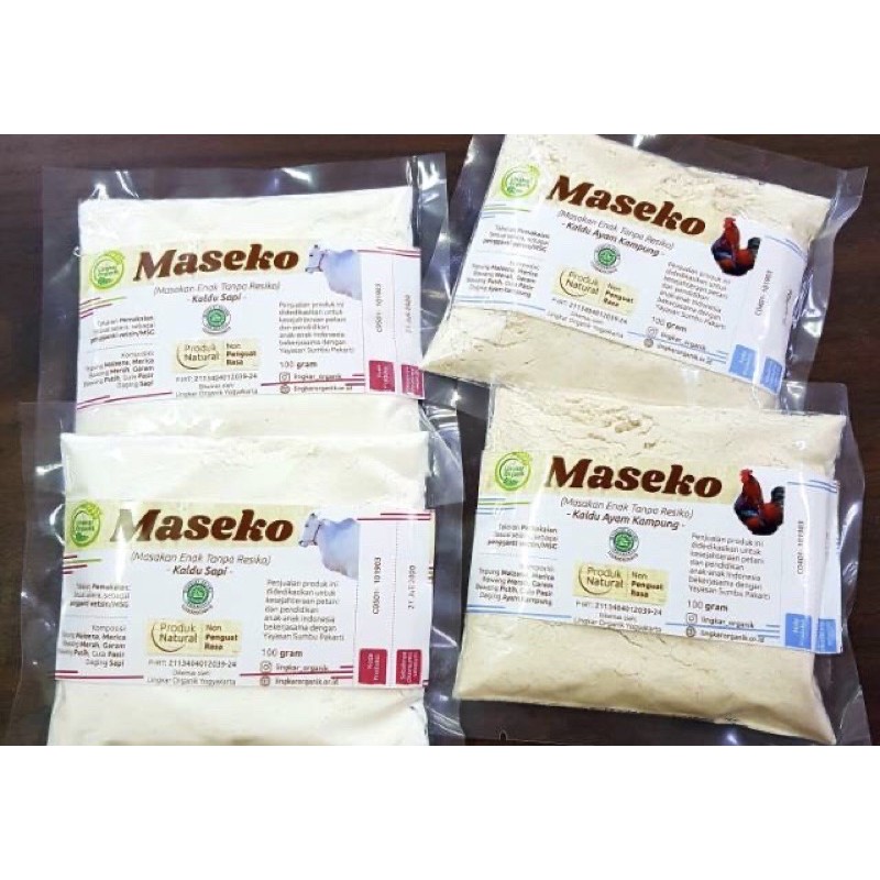 

maseko varian ayam sachet 100gram / sapi botol 100gram