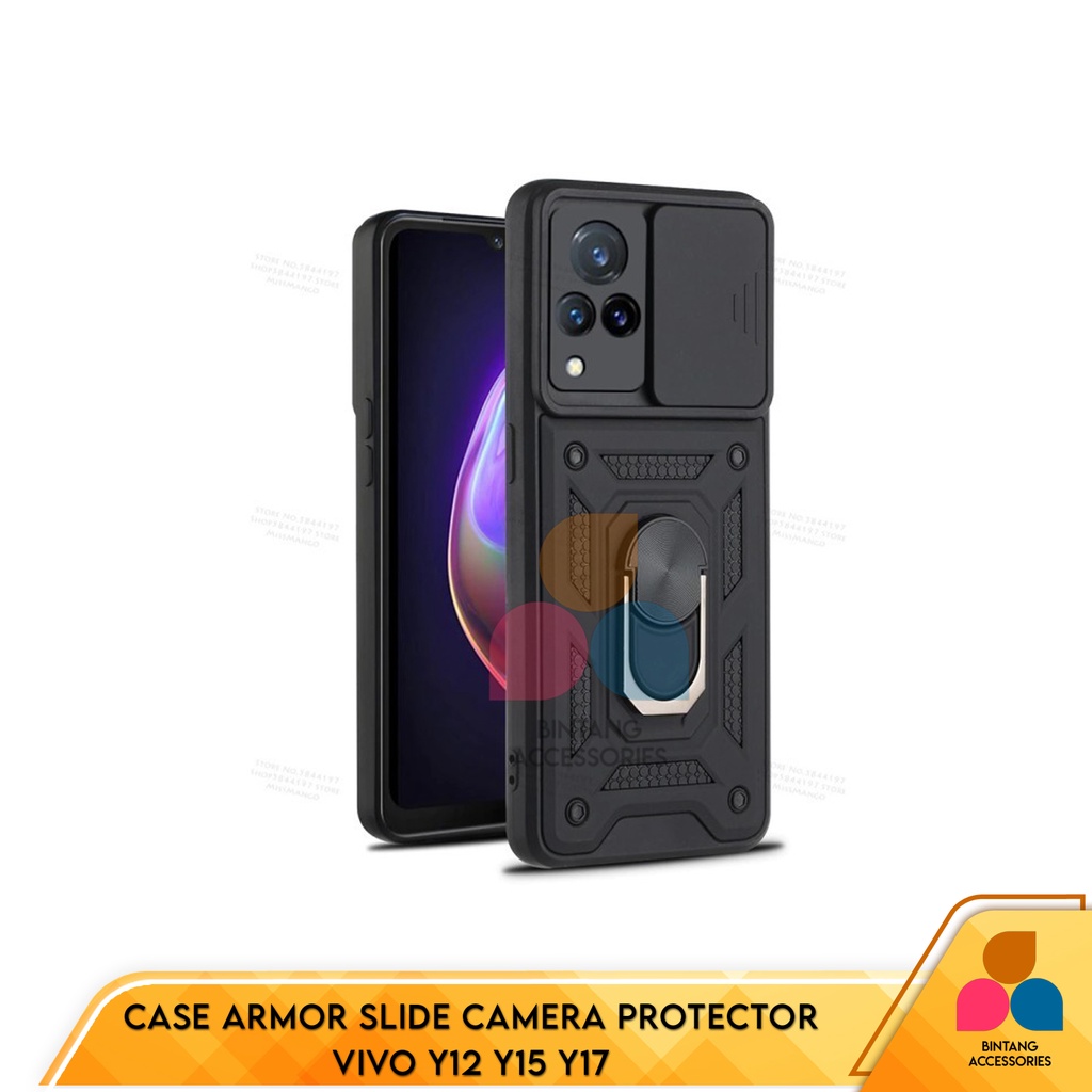 Case Armor Slide Camera VIVO Y12 Y15 Y17