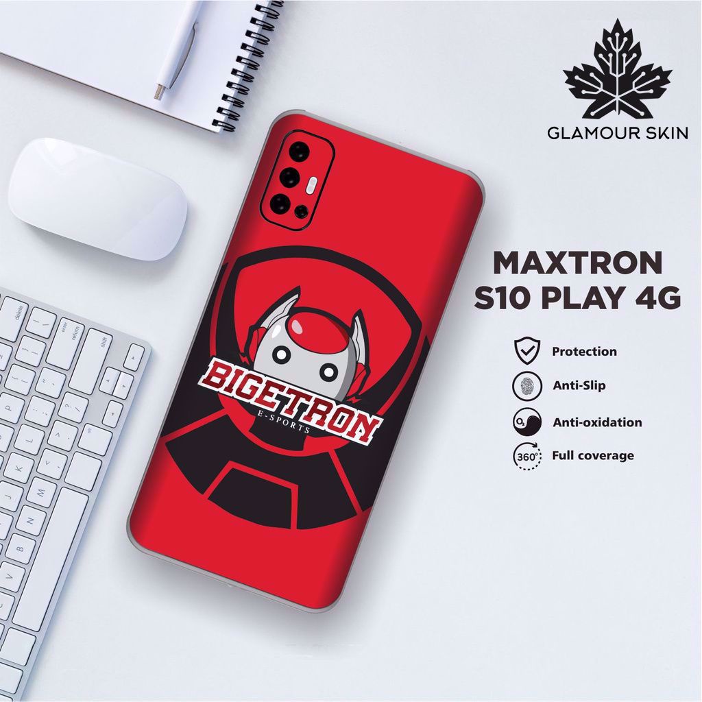 *(Dapat2PCS)* MAXTRON S10 PLAY 4G Garskin Case/Stiker Protector Motif BIGETRON