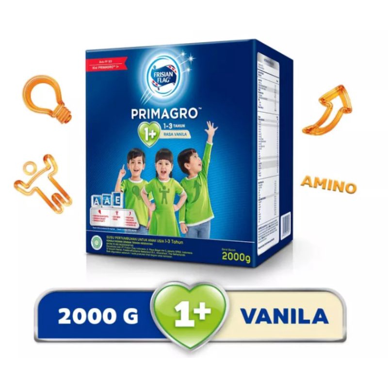 Frisian Flag Primago 1+ Vanila 2000 gram