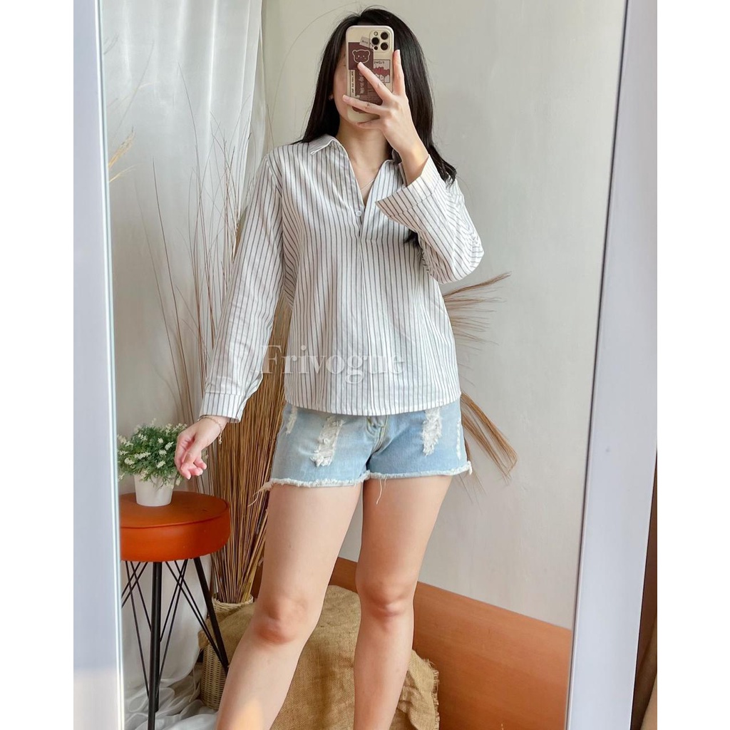 (IMPORT) Casual Office Shirt | TOP