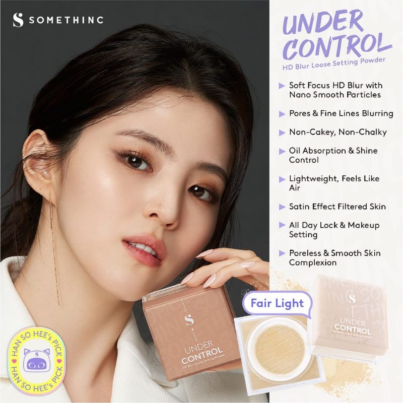 SOMETHINC Under Control HD Blur Loose Powder - Bedak Tabur