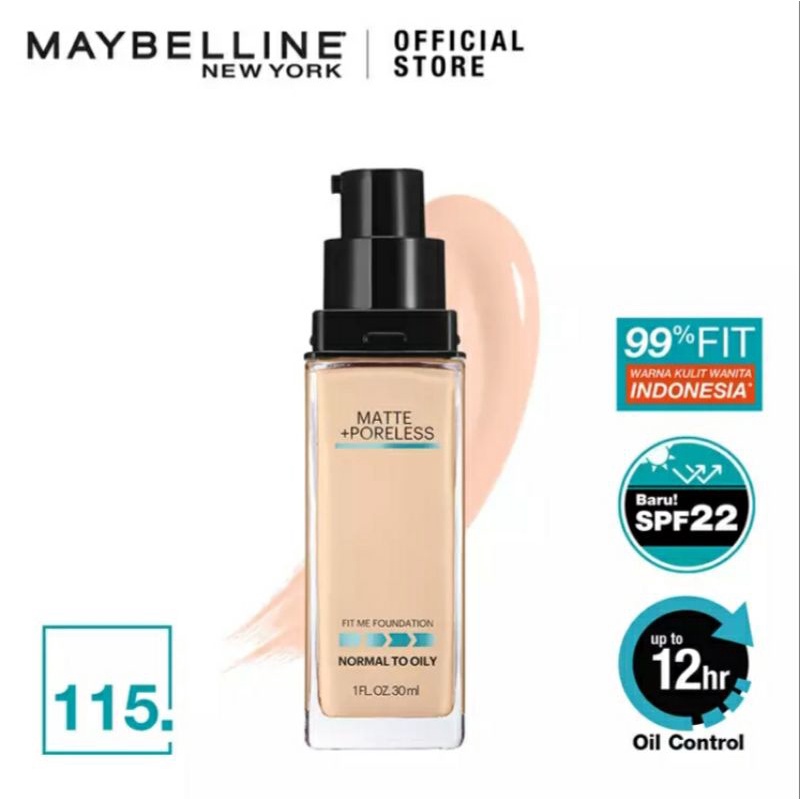 Maybelline Fit Me Matte + Poreless Foundation Pump