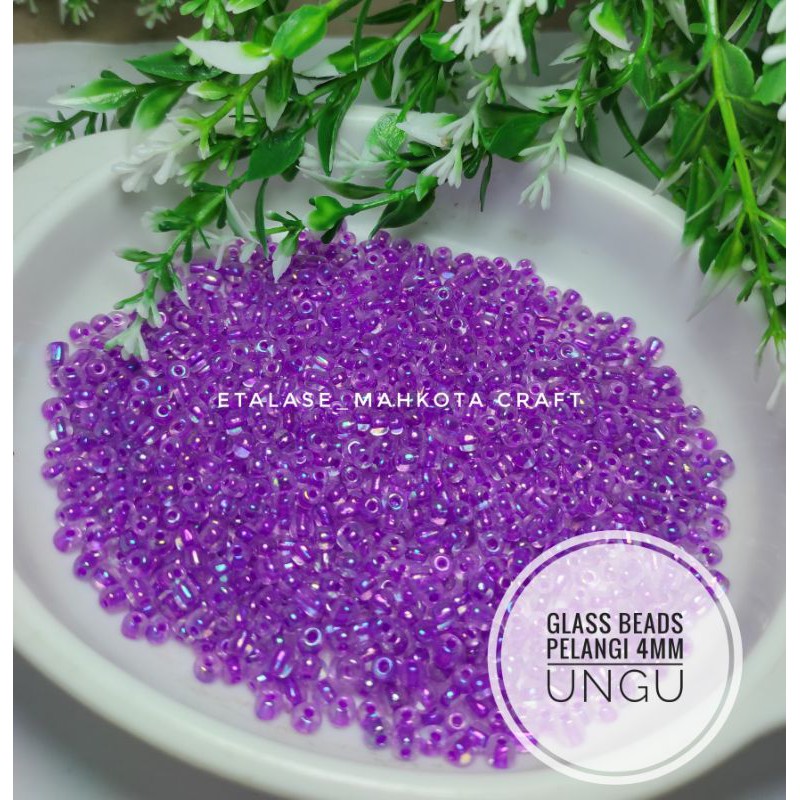 40gr glass beads /mote pasir uk 4mm