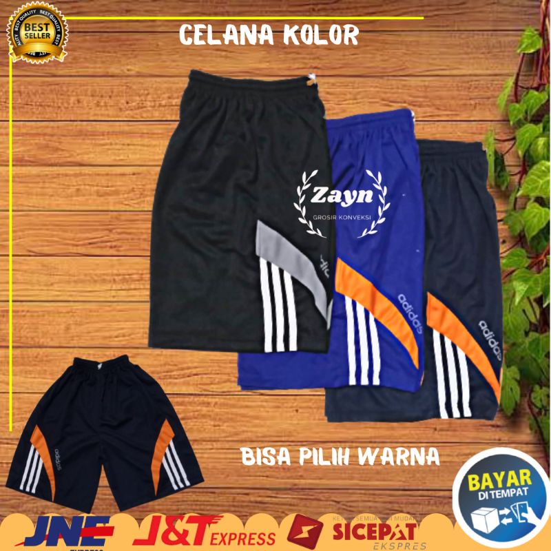 Celana Kolor pendek Murah Olahraga Basket Futsal Celana Santai Cowok Cewek Pria