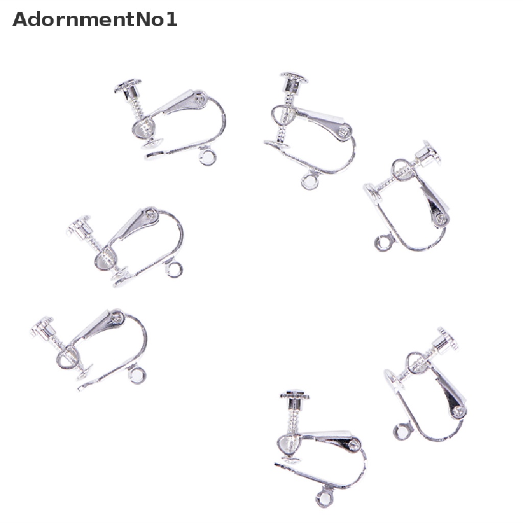 (AdornmentNo1) 10pcs / Set Klip / Jepit Anting Bentuk U Tanpa Tindik Untuk Membuat Perhiasan DIY