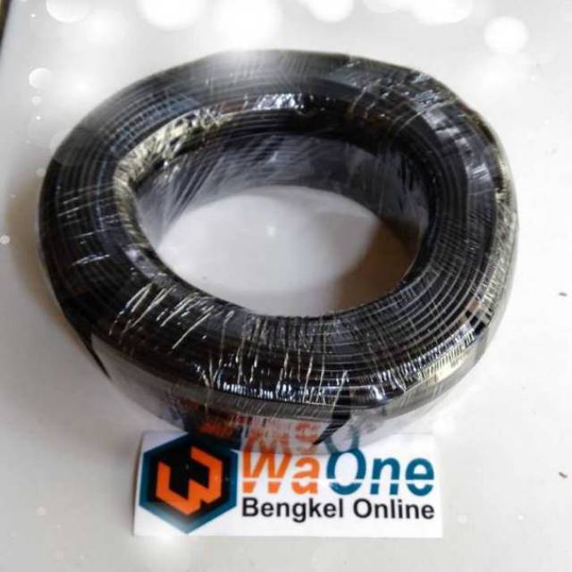 Hitam 10 Meter Kabel Body 0.75 mm Kelistrikan Mobil Motor Serabut NYAF