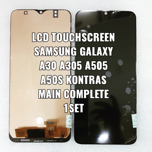 LCD TOUCHSCREEN SAMSUNG A30 A305 A305F A50 A505 A505F A50S FULLSET COMPLETE