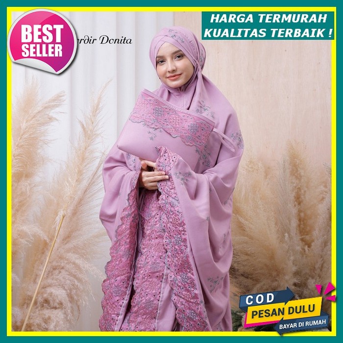 [ Cod ] Mukena Fatimah Andin/Mukena Terlaris/Mukena Andin/Mukena Selebgram/Mukena Termurah/Mukena Pr