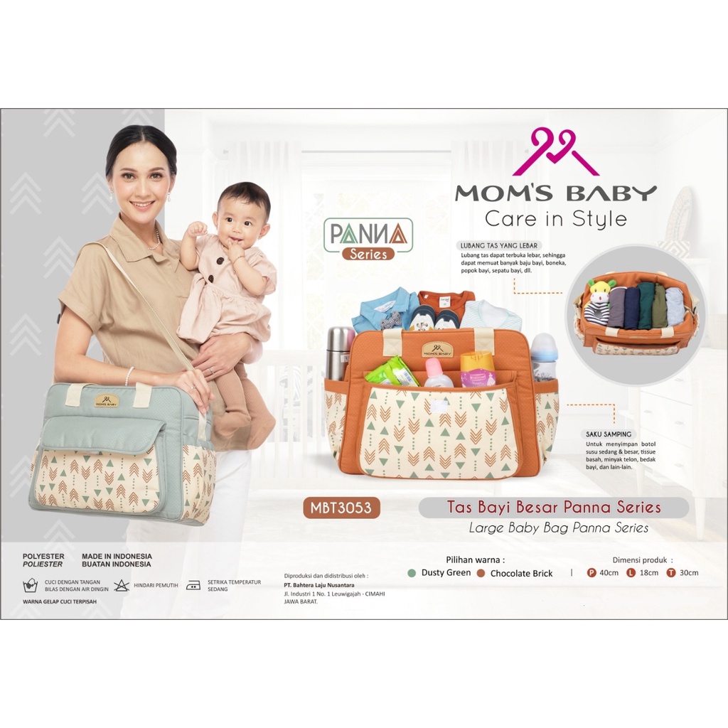 Mom's Baby Tas Bayi Besar  PANNA Series - MBT 3053