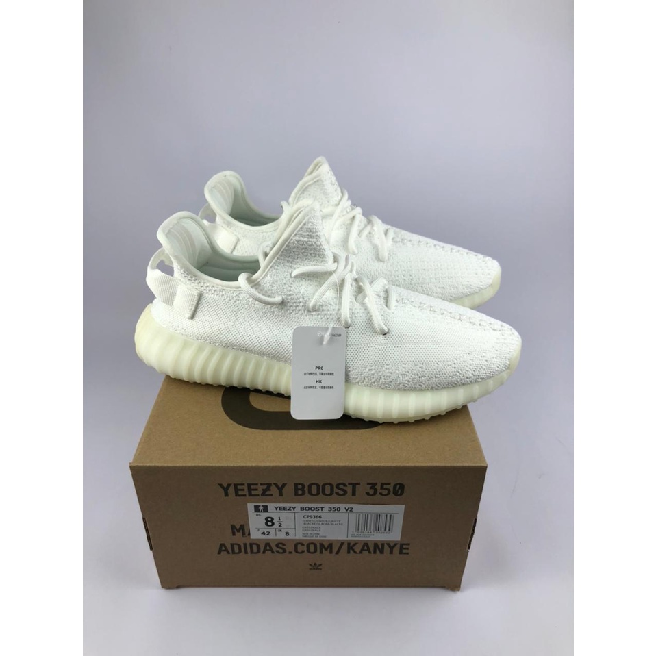 Jual Yeezy Boost 350 V2 White Cream PK, Guaranteed Real Pic Made In China.  | Shopee Indonesia