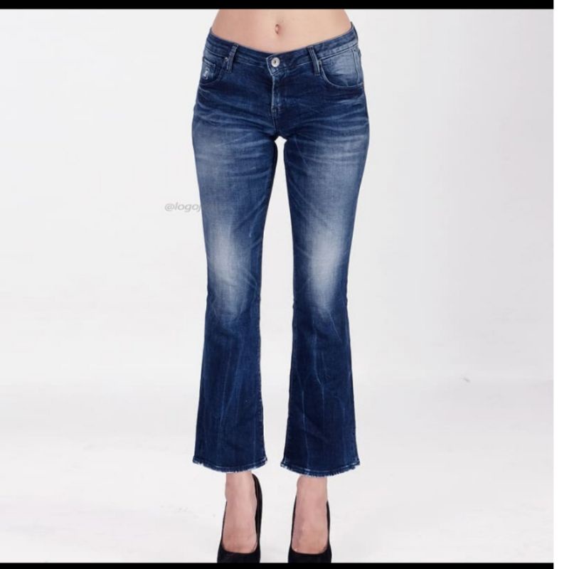 celana jeans bootcut merk logo 100% original