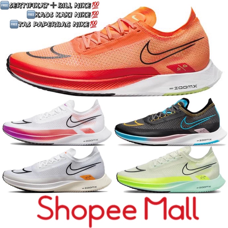 Sepatu Running Pria ZoomX Streakfly Coconut Milk Ghost Green Proto Tokyo Olimpic Multicolor Manggo O