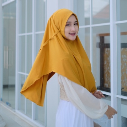 Bergo Shafa Instant Premium By Shanie Warna Mustard