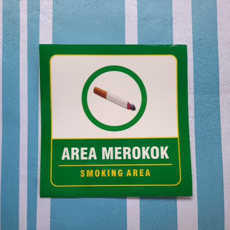 

Stiker Smoking Area