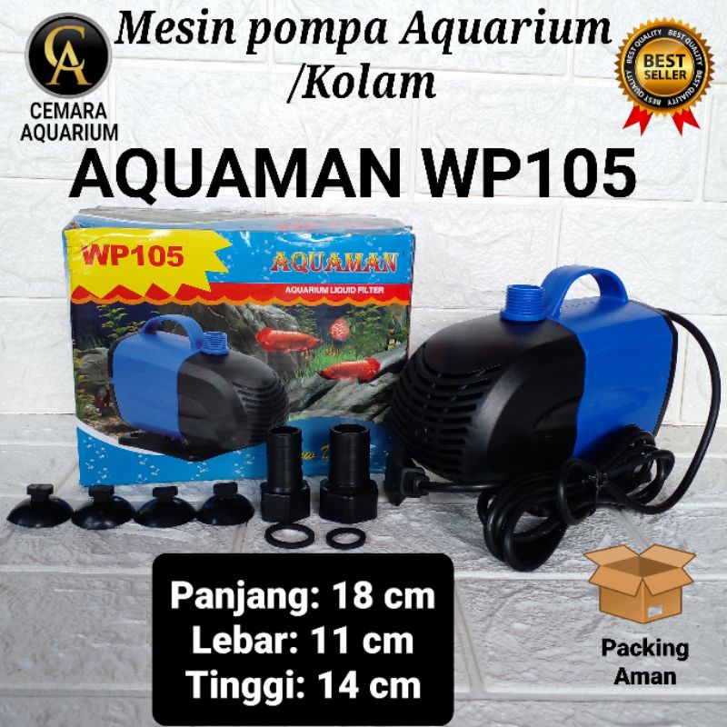 mesin pompa aquarium/ Aquaman wp105/ pompa/ pompa aquarium/ pompa akuarium/ pompa air aquarium/ pomp