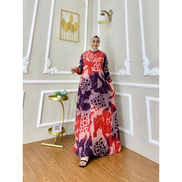 gamis rayon twill mutiara ori terbaru..