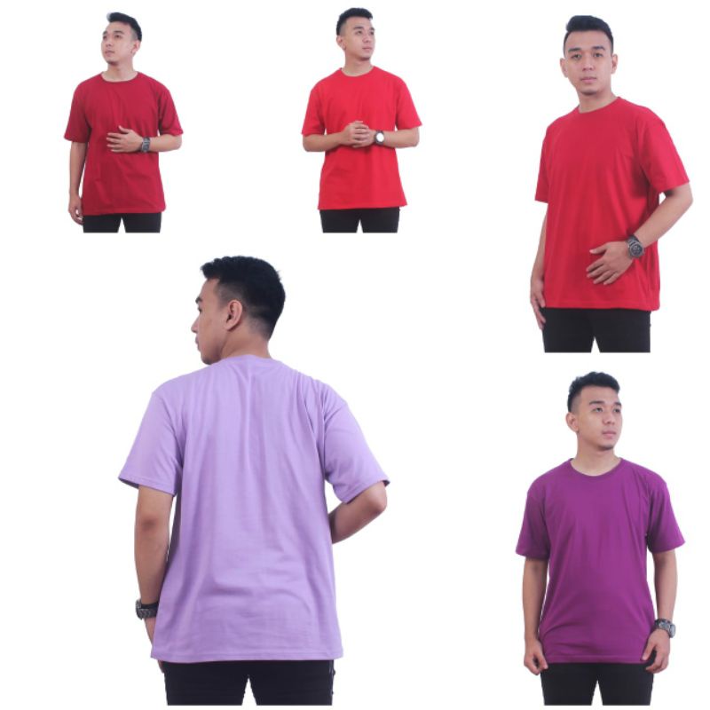 KAOS POLOS COTTON COMBED 20S LENGAN PENDEK  SERI WARNA 4