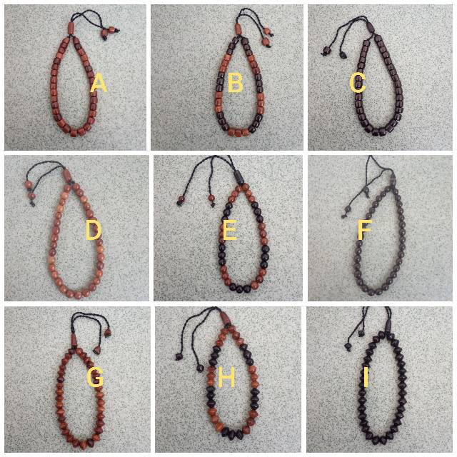 Gelang tasbih kaukah kokka original